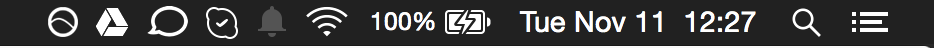 Our fixed Googledrive menu icon on Yosemite’s dark theme