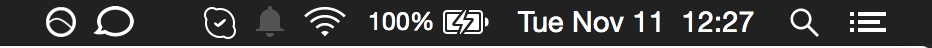 Googledrive menu icon on Yosemite’s dark theme (it’s the 3rd from the left)
